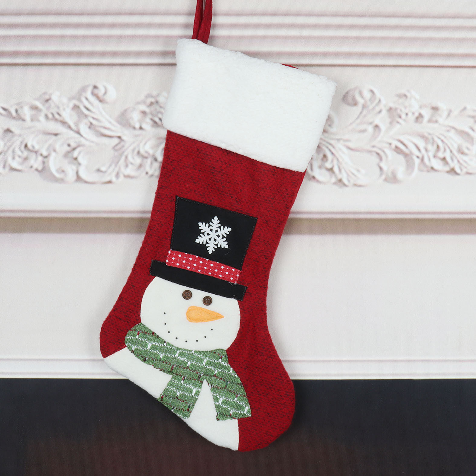 Medias navideñas decorativas con diseños festivos, para dulces