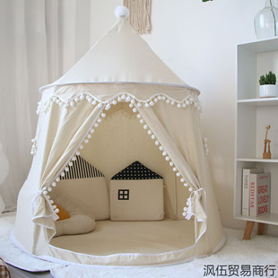 Large Space Children's Tent Portable Indoor Boy and Girl Playhouse Castle Small House