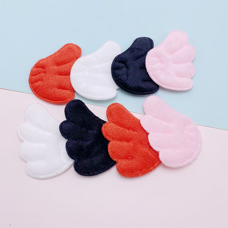 Ultrasónico en relieve lindo Ángel alas broche DIY accesorios de la joyería accesorios ropa en stock al por mayor