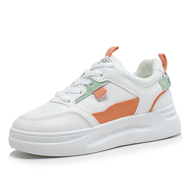 White Platform Sneakers For Women Breathable Spring Street Style_voghion.com