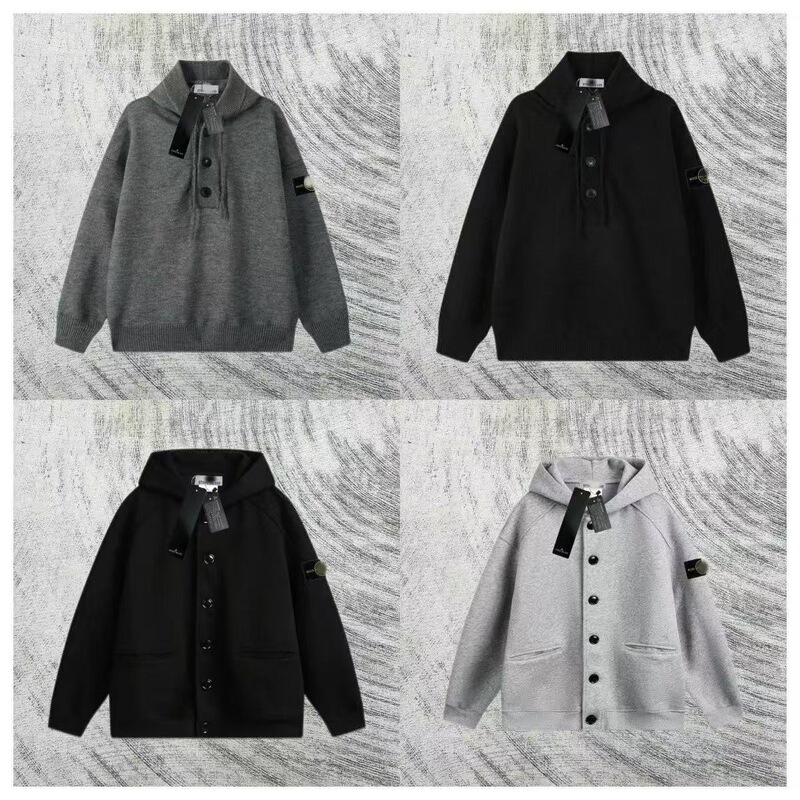 Cross-Border American Retro Ston Stone Patch Hooded Sweatshirt Jacket for Men and Women, Loose Long-Sleeve Cardigan Top for Autumn and Winter Cross-Border American Retro Ston Stone Patch Hooded Sweatshirt Jacket for Men and Women, Loose Long-Sleeve Cardigan Top for Autumn and Winter