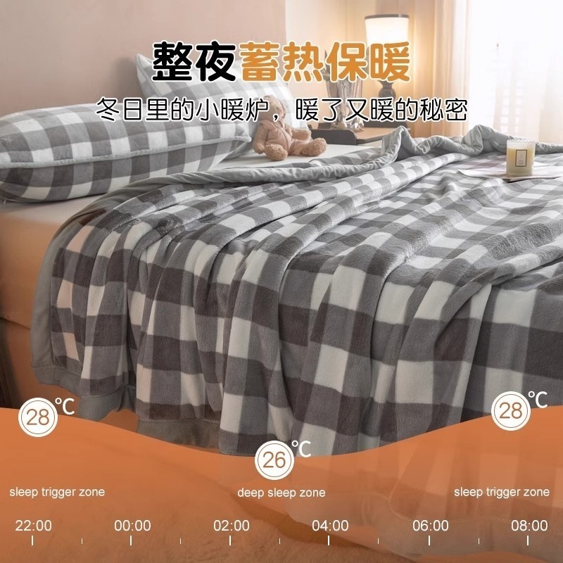 Sábanas de vellón de leche de una sola pieza de invierno más vellón de franela gruesa vellón de coral dormitorio individual traje de tres piezas 2024