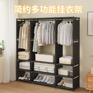 Cross-border Xiyin TEMU Simple Multi-functional Shoes Dustproof Wardrobe Storage Coat Rack Shoe Cabinet Storage Cabinet Hanger