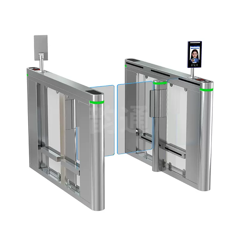 新款不锈钢通道闸大厦写字楼人脸刷卡人行识别闸机大门出入口机