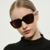 Square glasses, fashionable sunglasses for adults