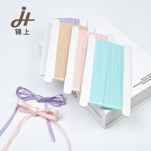 6mm nylon underwear elastic shoulder strap elastic band shiny anti-slip plain woven elastic band accessory bra strap