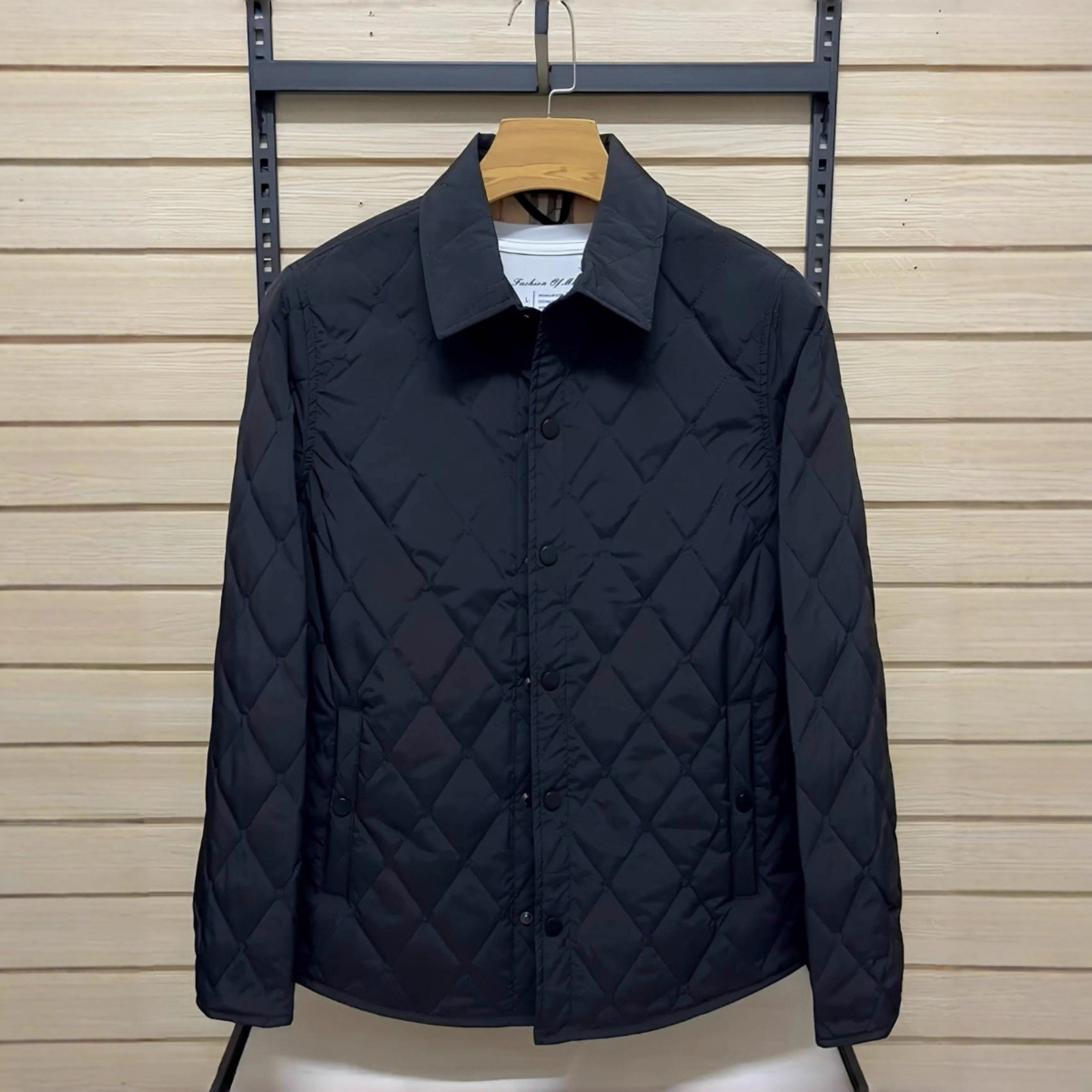 棉服男2025年秋季新坤保暖舒适简约净版帅百搭男士商务休闲外套酷