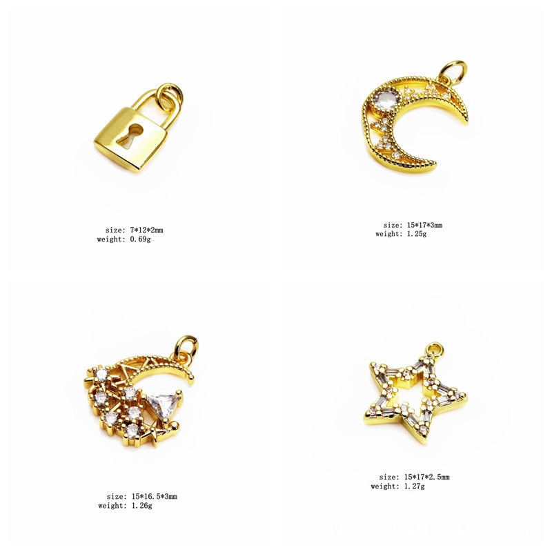 Casual Occasion 1 Piece Copper Zircon Heart Shape Pendant