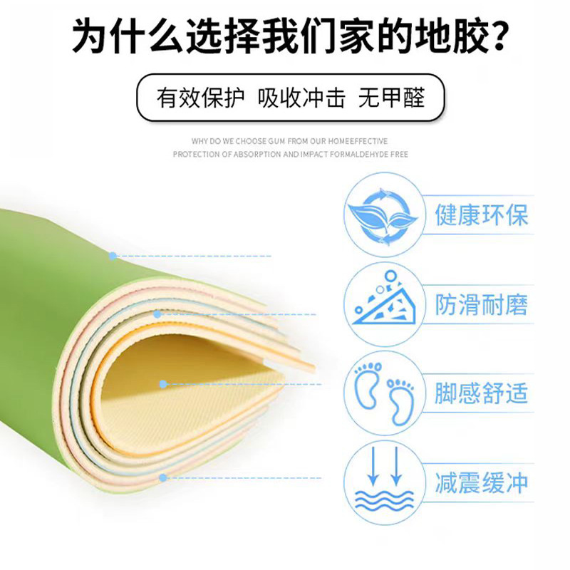 卸売りダンス教室の弾性的なゴムは木目運動フィットネスプラスチックpvc床床革床ゴムを厚くする|undefined