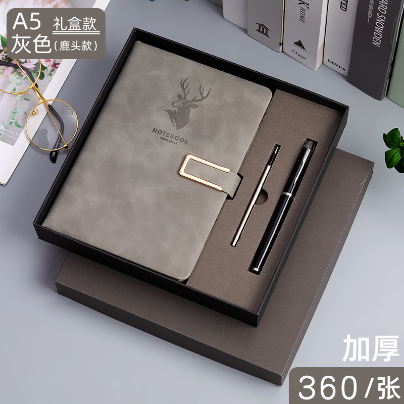 ビジネスノート a5 卸売レザーバックル付きメモ帳厚みのある高価値ノートブック b5 小さなノートブック|undefined