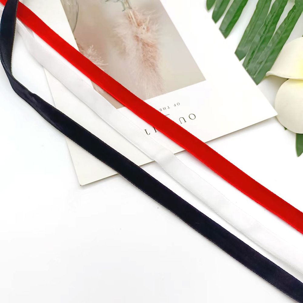 3.8 / 4cm cinta de terciopelo de doble cara empaque caja de regalo joyería pastel de flores cinta de arco