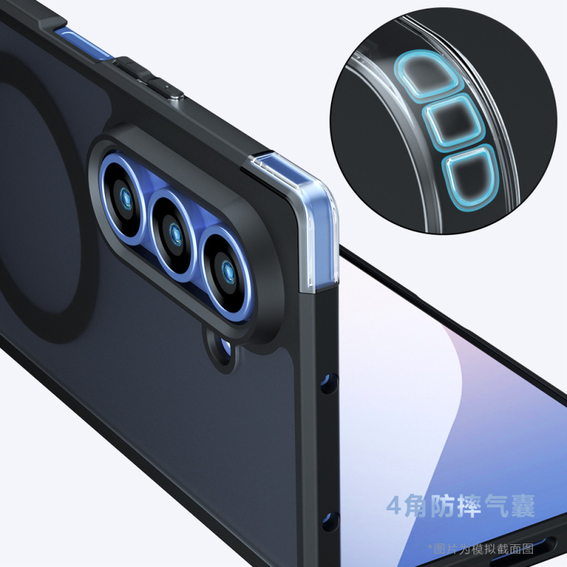 适用三星GalaxyFold7手机壳奇甲跨境肤感折叠磁吸磨砂Fold7手机壳|undefined