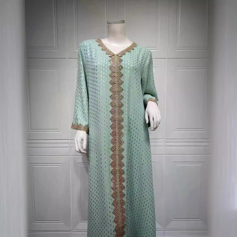 中東アラビアロング服イスラム教徒雑貨婦人服ローブドレス尾品外国貿易ドレス卸売|undefined