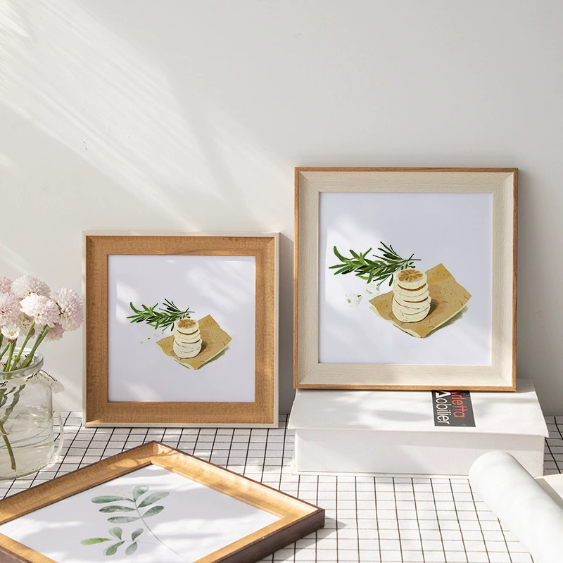 Рамка для фотографий простой плюс полоскание фото 6 дюймов 8 дюймов скандинавский декоративный гостиная пластиковый кусок настенный фоторамка