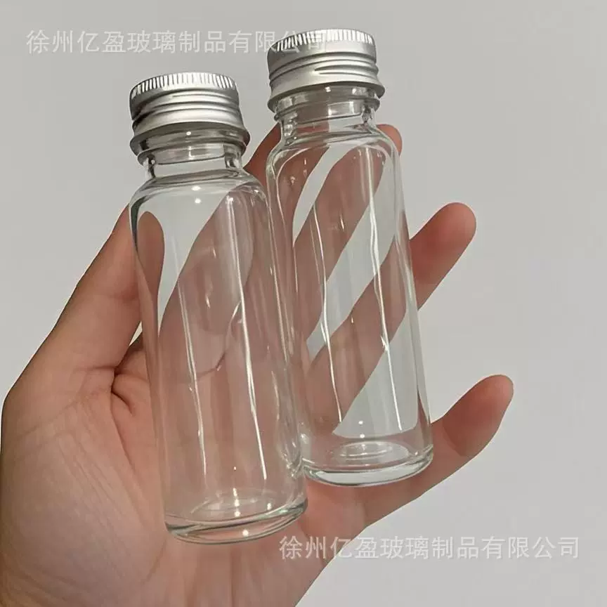 工厂现货30ml透明口服液50ml蛋白肽玻璃瓶密封糖浆瓶保健品分装瓶