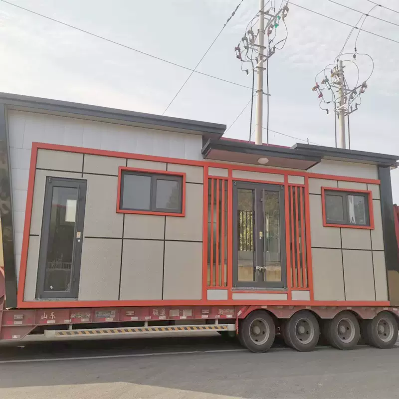 园林局管理办公室整体房屋吊装型长久使用型 移动办公室移动厕所