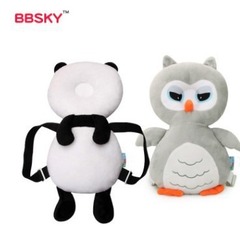 Cross-border exclusive cartoon panda infant and baby head protection pillow anti-backfall baby head protector cushion first steps helper