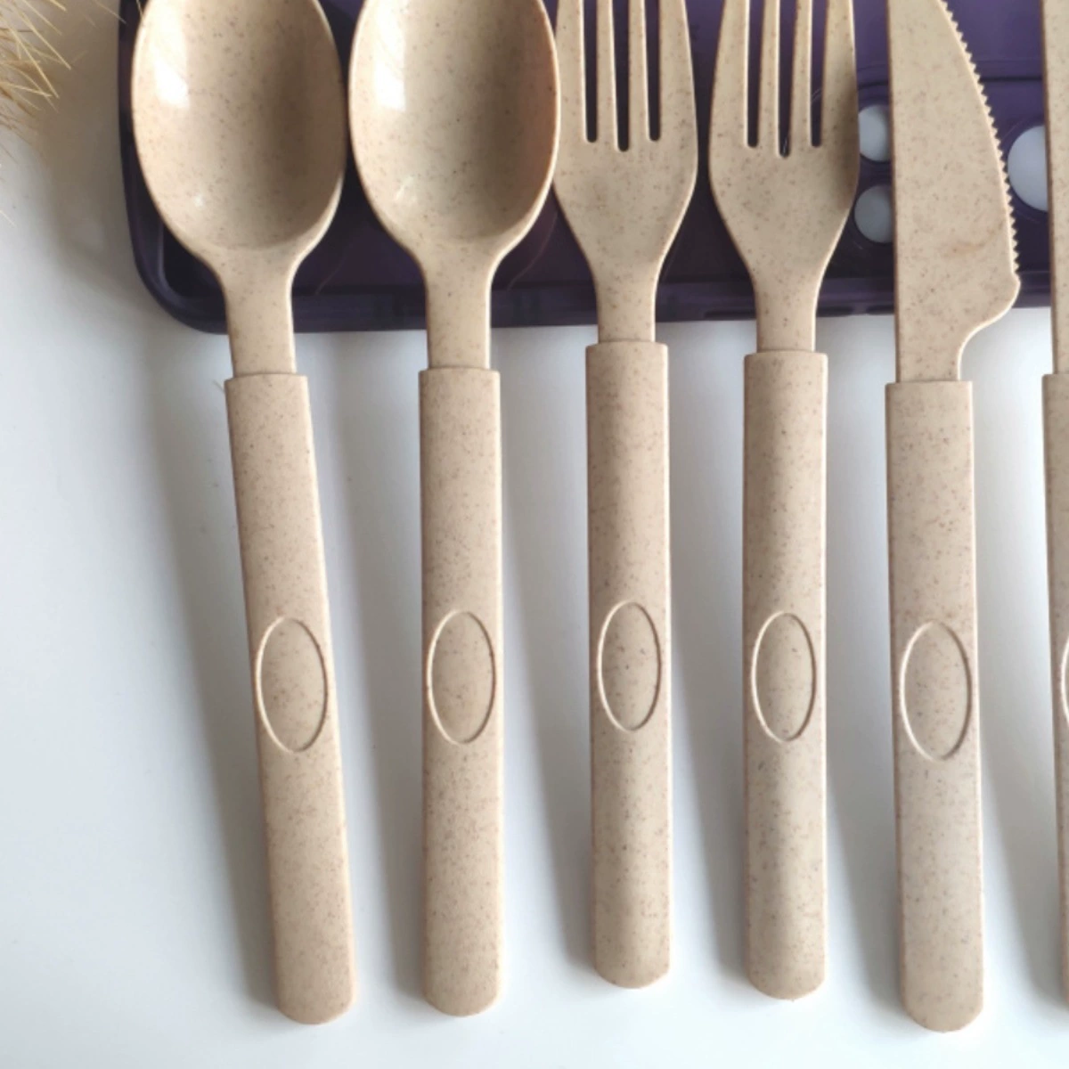 Утолщенная одноразовая посуда с длинной ручкой, карбонизированные бамбуковые палочки для еды, набор ложек, набор для еды на вынос, бибимбап, пицца, паста, вилка для фруктового салата