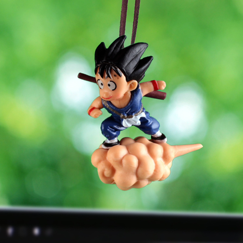 Colgante de automóvil transfronterizo Espejo retrovisor Colgante de automóvil Dragon Ball Colgante de automóvil Colgante de automóvil Nube de salto mortal Wukong