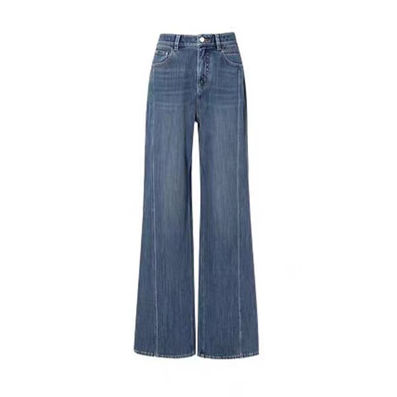 In-Stock 2025 Autumn New Style Cartoon Leg Flared Pants Three-Dimensional Cut Slim Fit Jeans