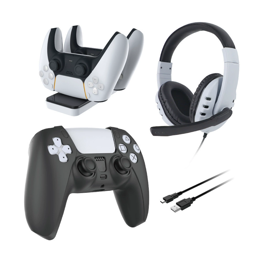 Headphones, set, handle, silicone charging cable, 1 sets