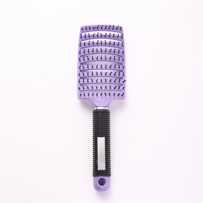 Purple monofilament [rubber-coated large curved comb]