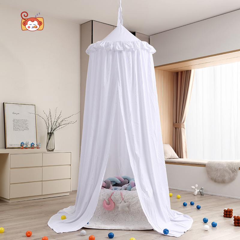 ins children's room dome bed tent bed curtain tent lace mosquito net ceiling game decoration corner punch-free safety
