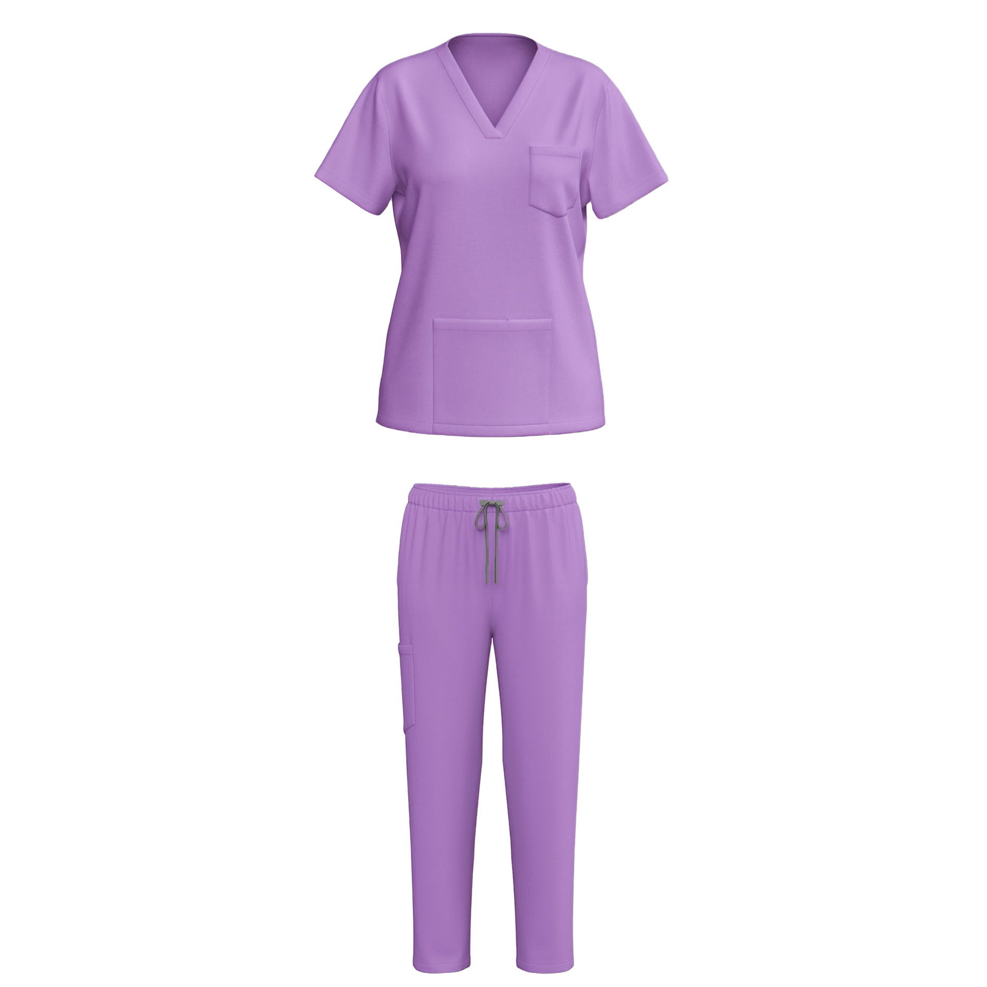 Purple suit [hand washing] 8006