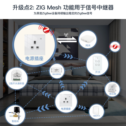 Zigbee Smart Home 16A Plug Power Monitoring App Scheduled Remote Control 10A Smart Plug