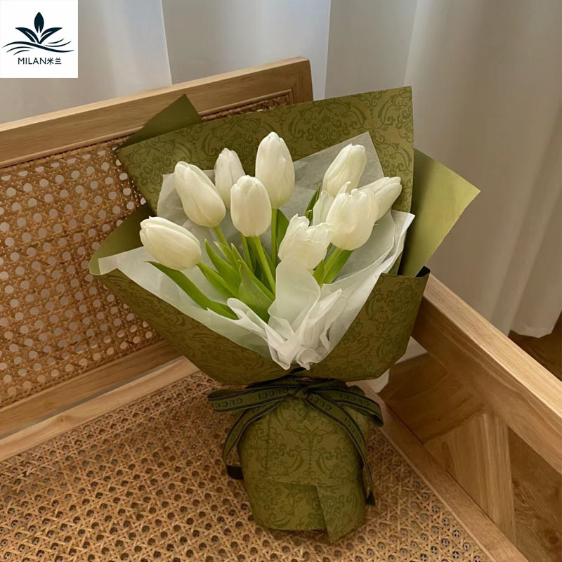 巴洛克棉纺复古浮雕包花纸防水鲜花花束包装纸手工diy材料花艺纸