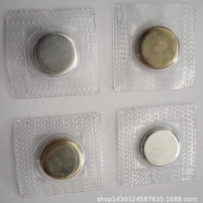 纽扣磁铁 PVC磁铁扣 包胶磁铁 箱包服装大衣磁钢 防水磁石磁钮