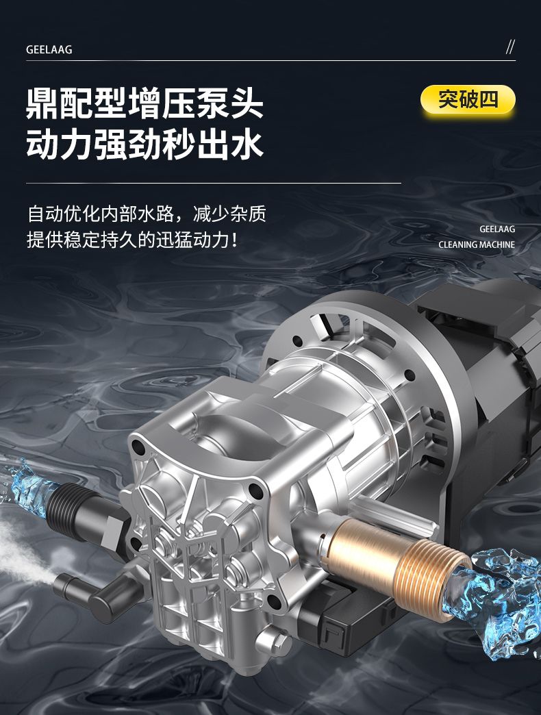 Car Wash Artifact High-Pressure Car Washing Machine High-Pressure Water Gun Cleaning Machine 220V Household Commercial Car Wash Water Gun High-Pressure Gun