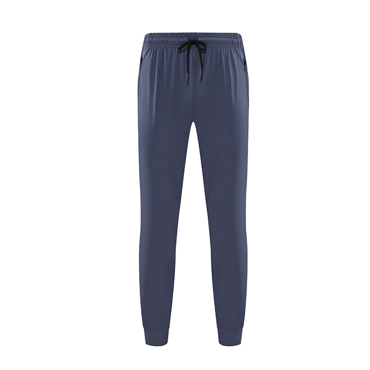 Pantalones deportivos de verano para hombres pantalones de yoga casuales sueltos delgados versátiles transpirables apretados atados al tobillo pantalones de entrenamiento de fitness