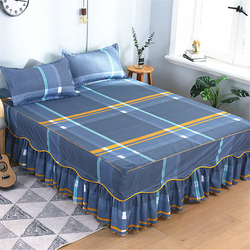 Una sola cubierta de cama de color sólido cubierta de cama de cama coreana sábanas de cama 1 m 1.5 / 2.0 m