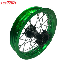 摩托车1.85X12寸铝合金轮毂碟刹12寸铝圈总成
