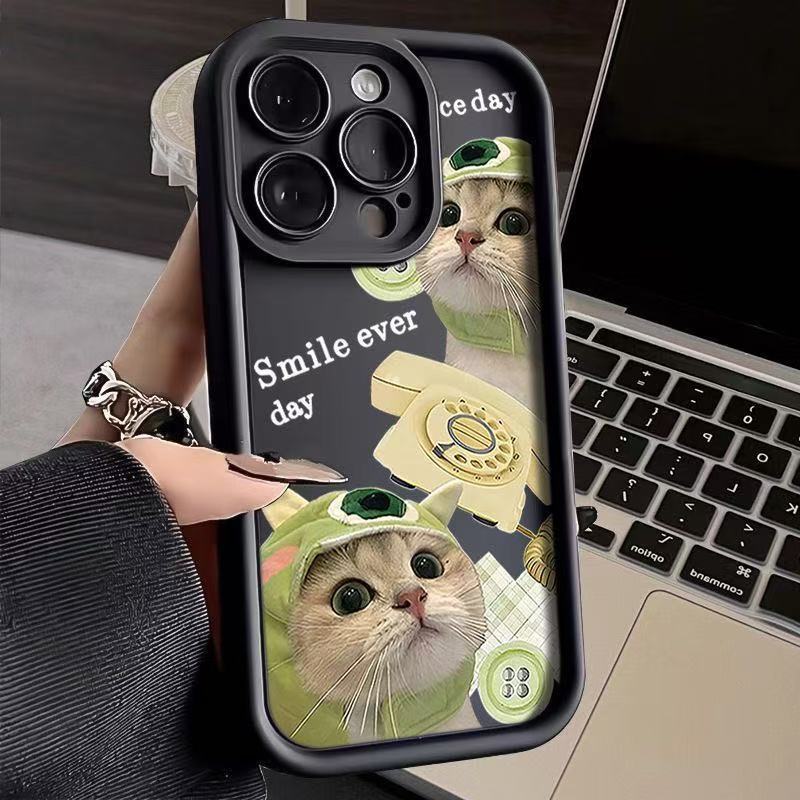 Cute Funda para teléfono móvil iphone16pro para Europa y América Apple 15 Anti-caída 14 Explosiva 13promax Nuevo 12x