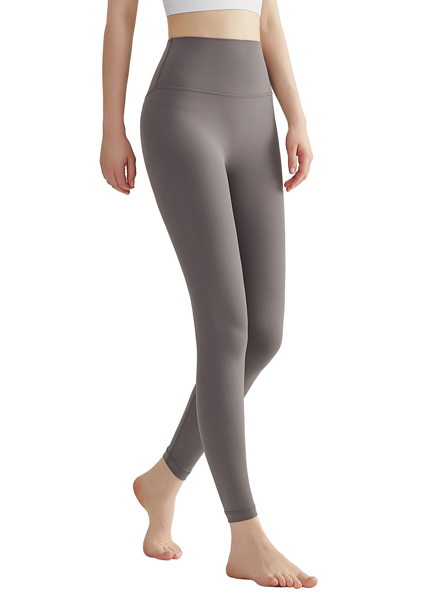 Pantalones de yoga de fitness LAHN para mujer, cintura alta, glúteos, ajustados y elásticos, pantalones de yoga deportivos sin tamaño que son fáciles de usar para la piel