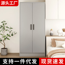 2025新款衣柜卧室家用奶奶灰挂衣服柜子宿舍租房公寓简易收纳衣橱
