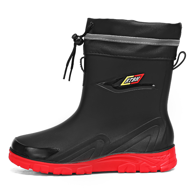 Botas de Lluvia de Caña Media para Hombre de PVC Impermeables y Ligeras image 5