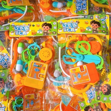Manufacturer's Simulated Doctor Toy Set with Bagged Stethoscope, Pretend Play Toy for Parent-Child Interaction, Fun, 2 Yuan Department Store Wholesale