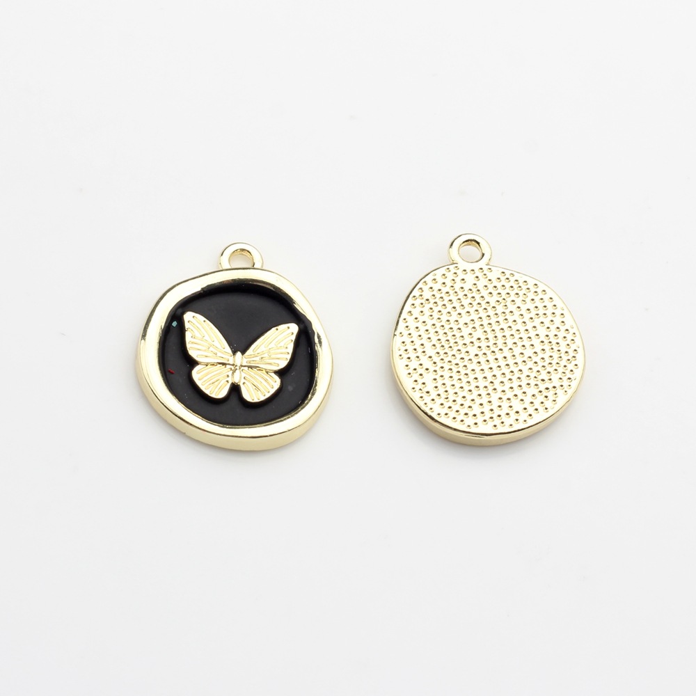 Zinc Alloy Round Butterfly display picture 11