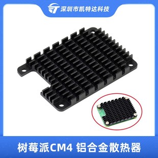 Raspberry Pi Cm4 Aluminum Alloy Radiator Compute Module 4 Core Board Heat Sink Cpu Thermal Glue