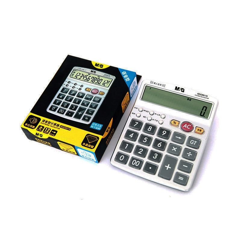 Голосовой калькулятор «Утренний свет» ADG98119, настольный компьютер с кристаллами и большими кнопками