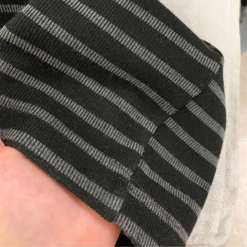 广州十三行高货爆款~松弛感慵懒休闲宽松条纹高腰阔腿裤秋冬新款|undefined