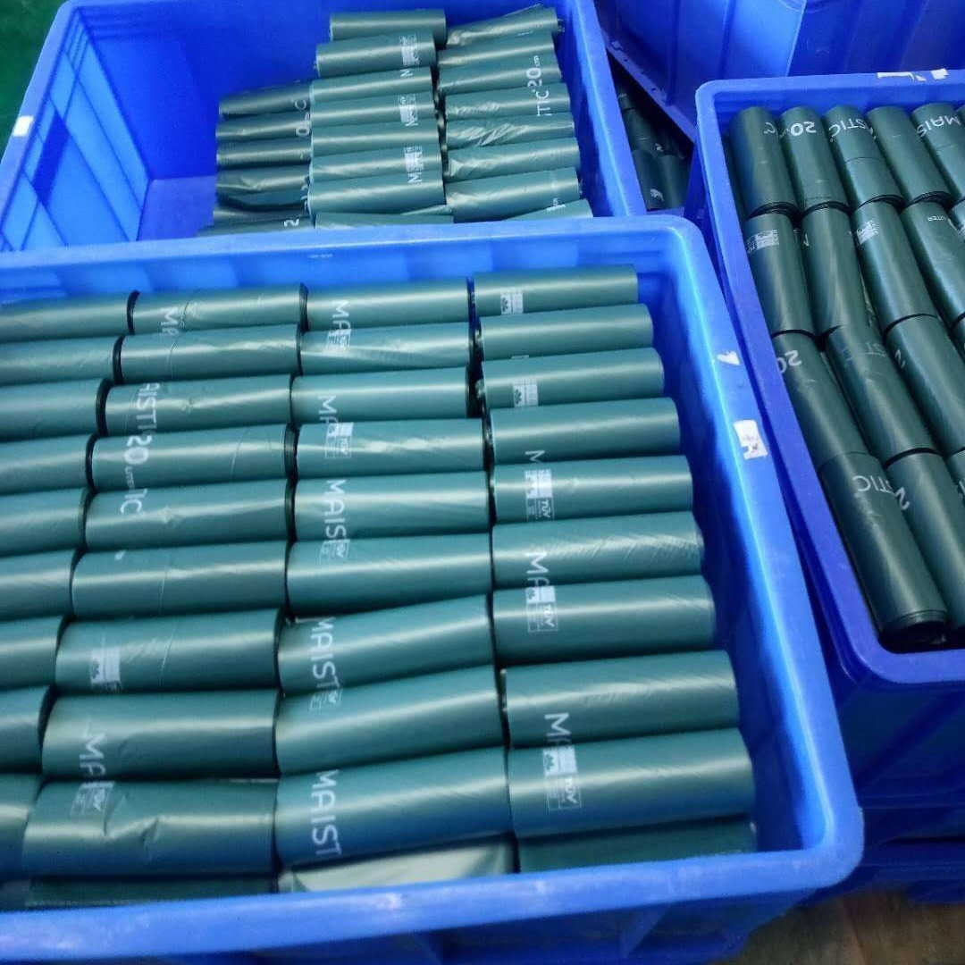 可堆肥生物降解平口连卷垃圾袋