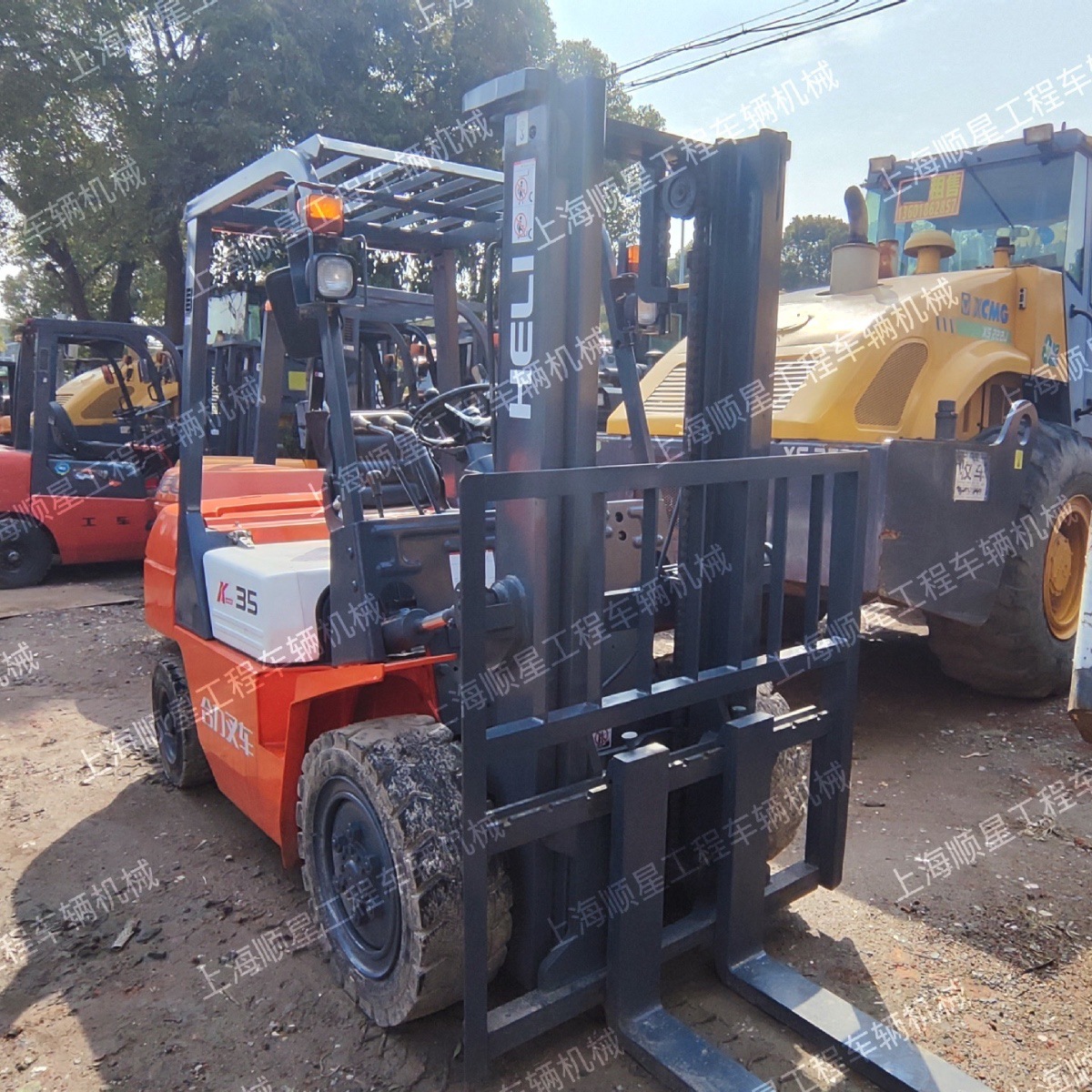 合力3.5吨叉车 K35柴油货叉 手动档 上海现货可上门试车 电瓶叉车