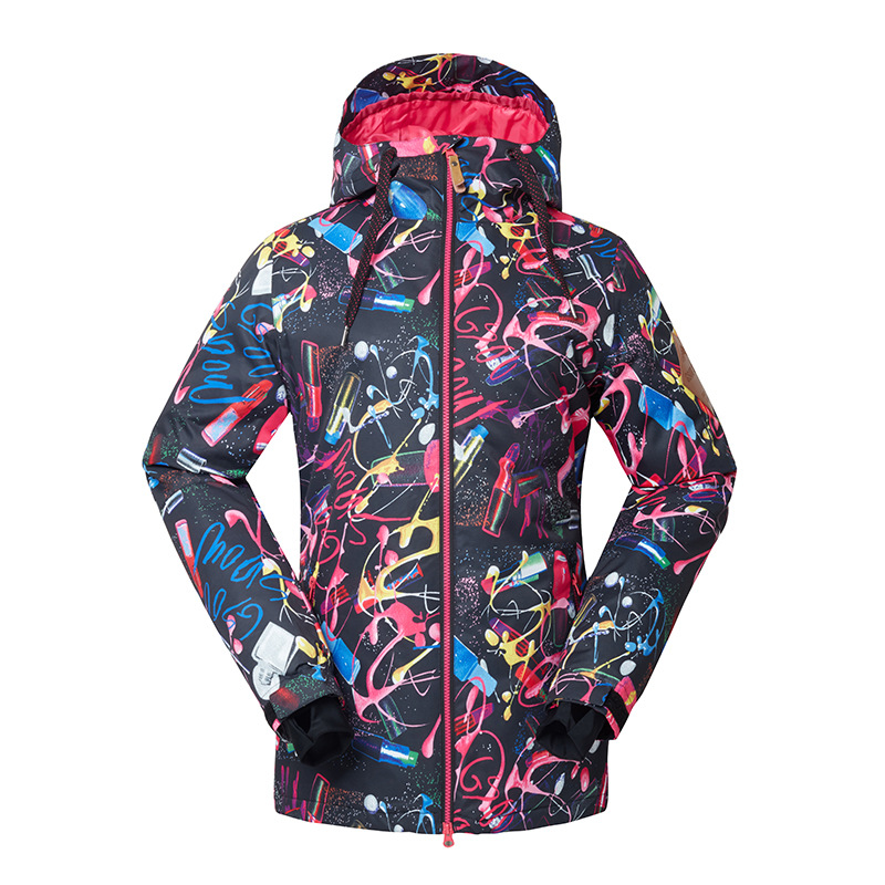 Damen Snowboard Snowboardjacke Winter Outdoor Winddicht Wasserdicht Schneefest Jacke_voghion.com