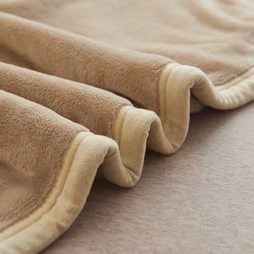 Beauty Blanket for Beauty Salons - Winter Thick Coral Milk Velvet Throw Blanket with Fleece - Office Nap Blanket