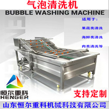 预制菜流水线 全自动蔬菜海鲜清洗机 净菜加工设备