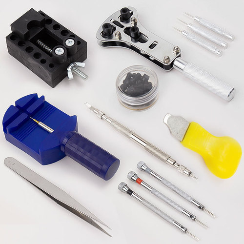 13-piece set of household repair tools, watch packaging and unpacking tools, watch tool set, factory direct delivery